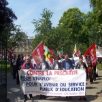 Manifestation de l'éducation nationale le 25 mai 2004 photo n°4 